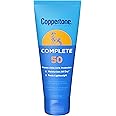 Coppertone Complete Sunscreen Lotion SPF 50, Face and Body Sunscreen, Lightweight, Water Resistant, 7 Fl Oz