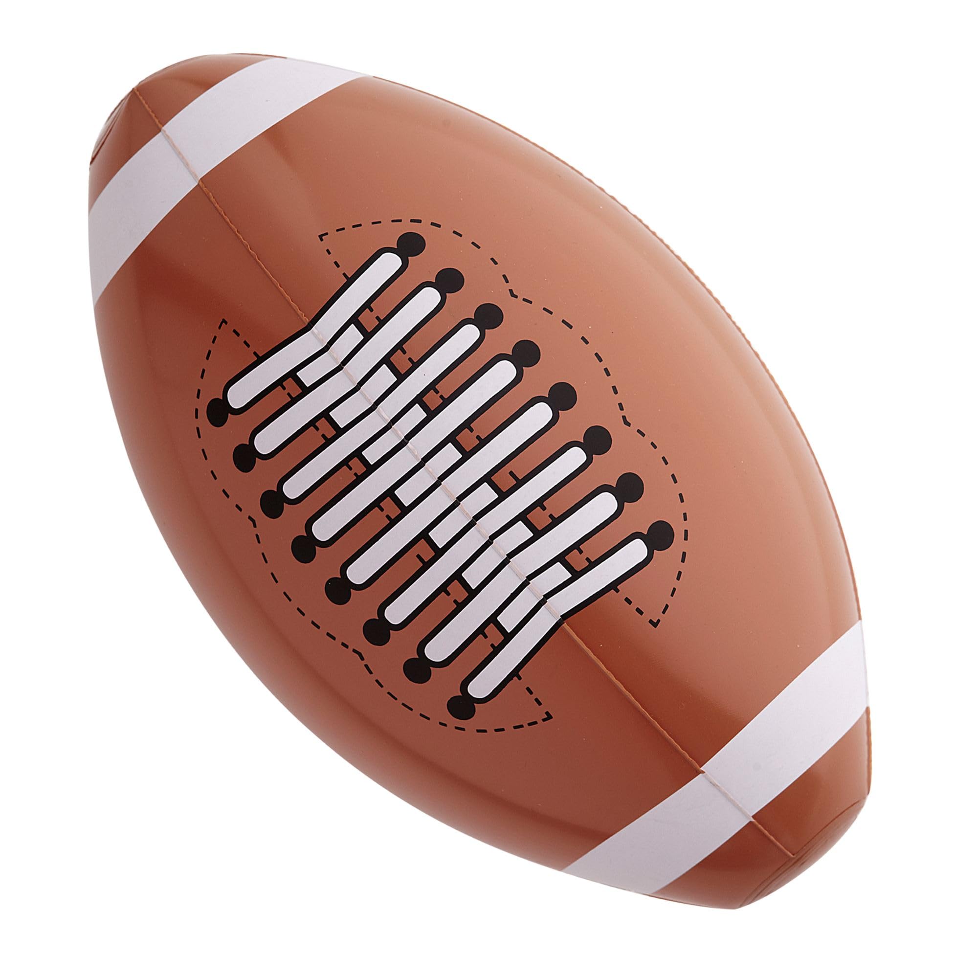 Inflatable American Football 36cm USA Sport Theme Inflatable Blow-Up Party Decoration for Fancy Dress Accessory