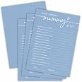 Who Knows The Bride Best Game Cards - 30 Pcs Blue Minimalist Bridal Shower Cards, 5x7 Inches - View #9