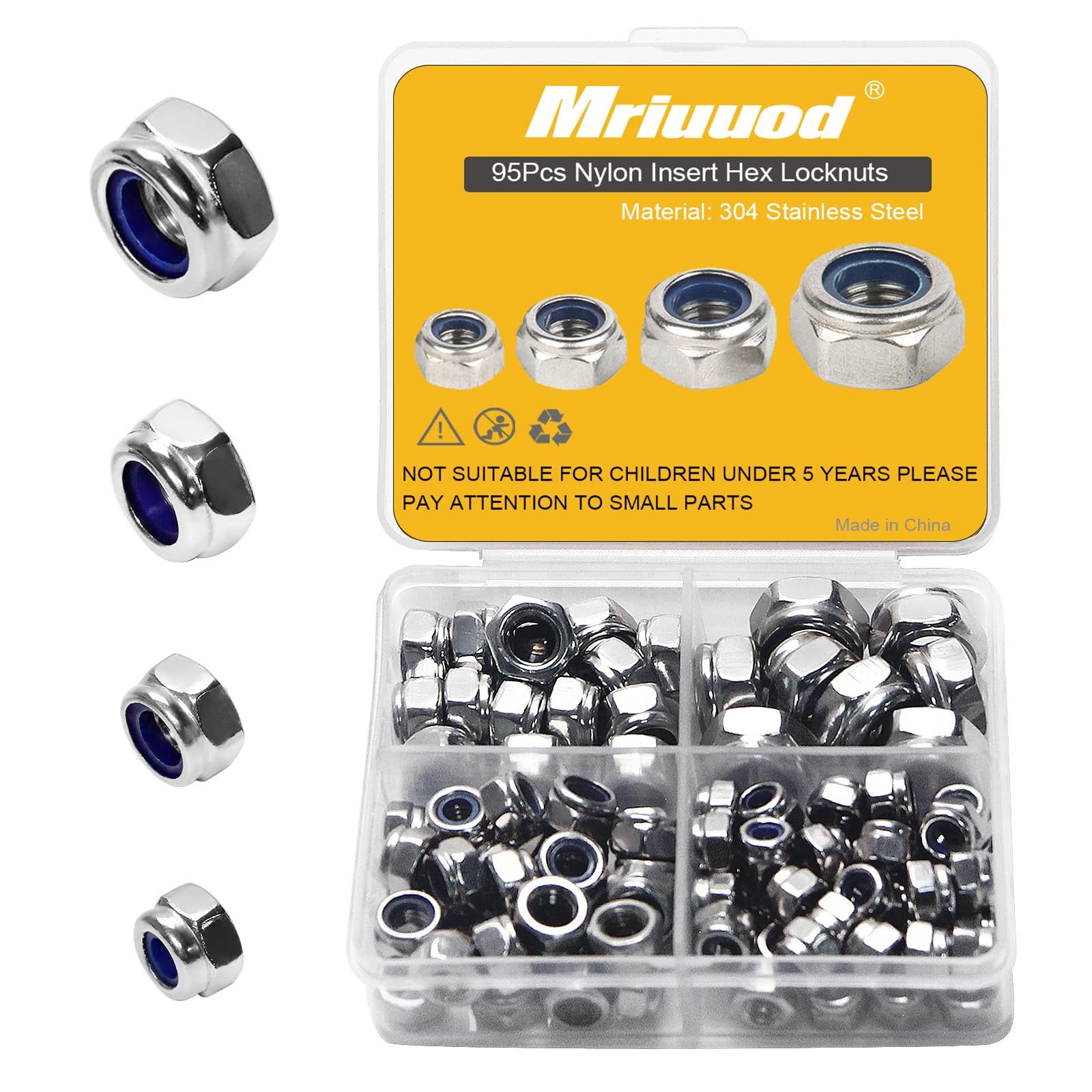 Metric Grease Nipple Assortment 110PCS M6X1 M8X1.25 M10X1.5 Galvanized Steel Grease Fitting Auto - View #5