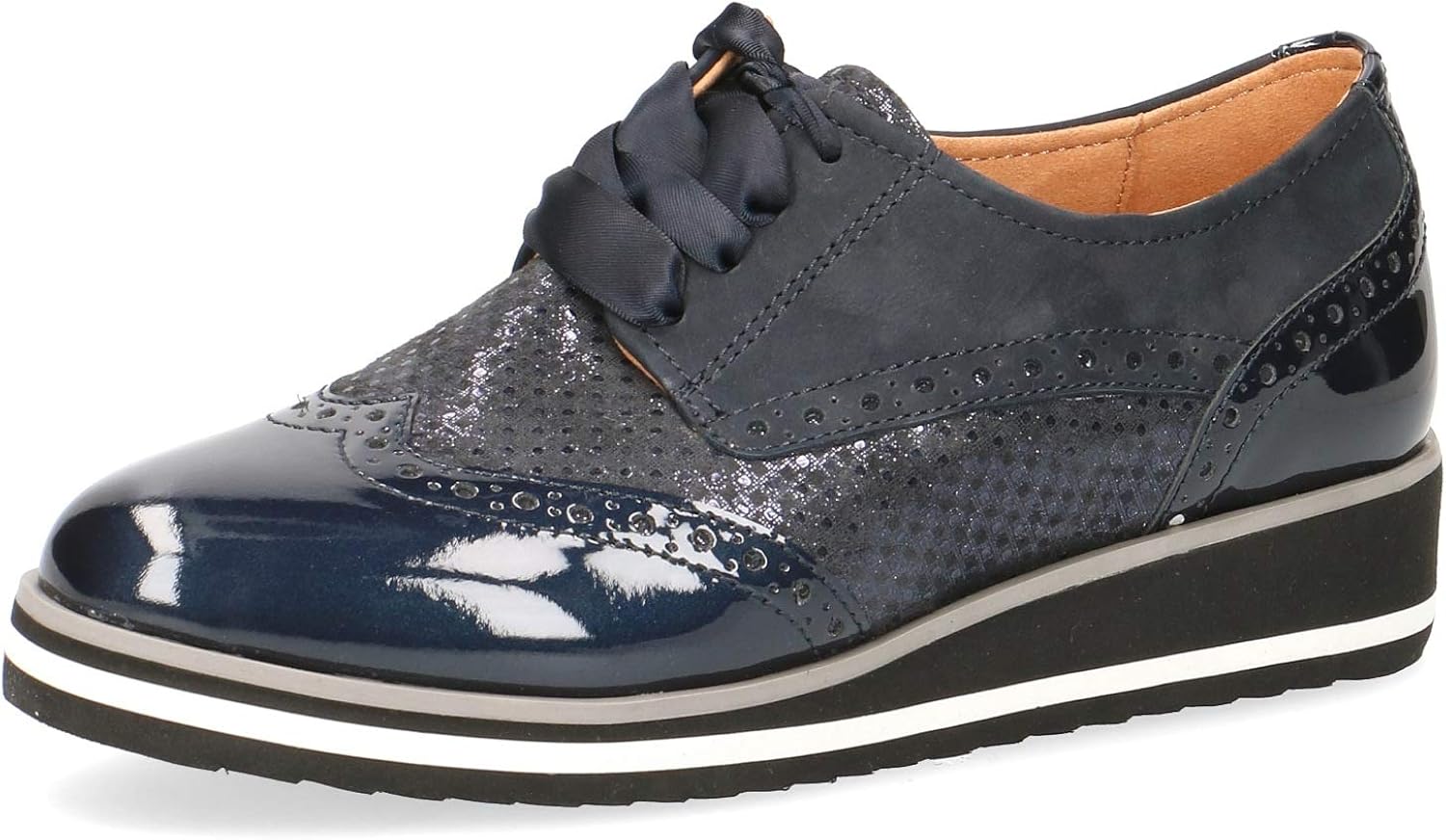 CAPRICE Femme Chaussures de Ville à Lacets 2330023, Dame Chaussures d