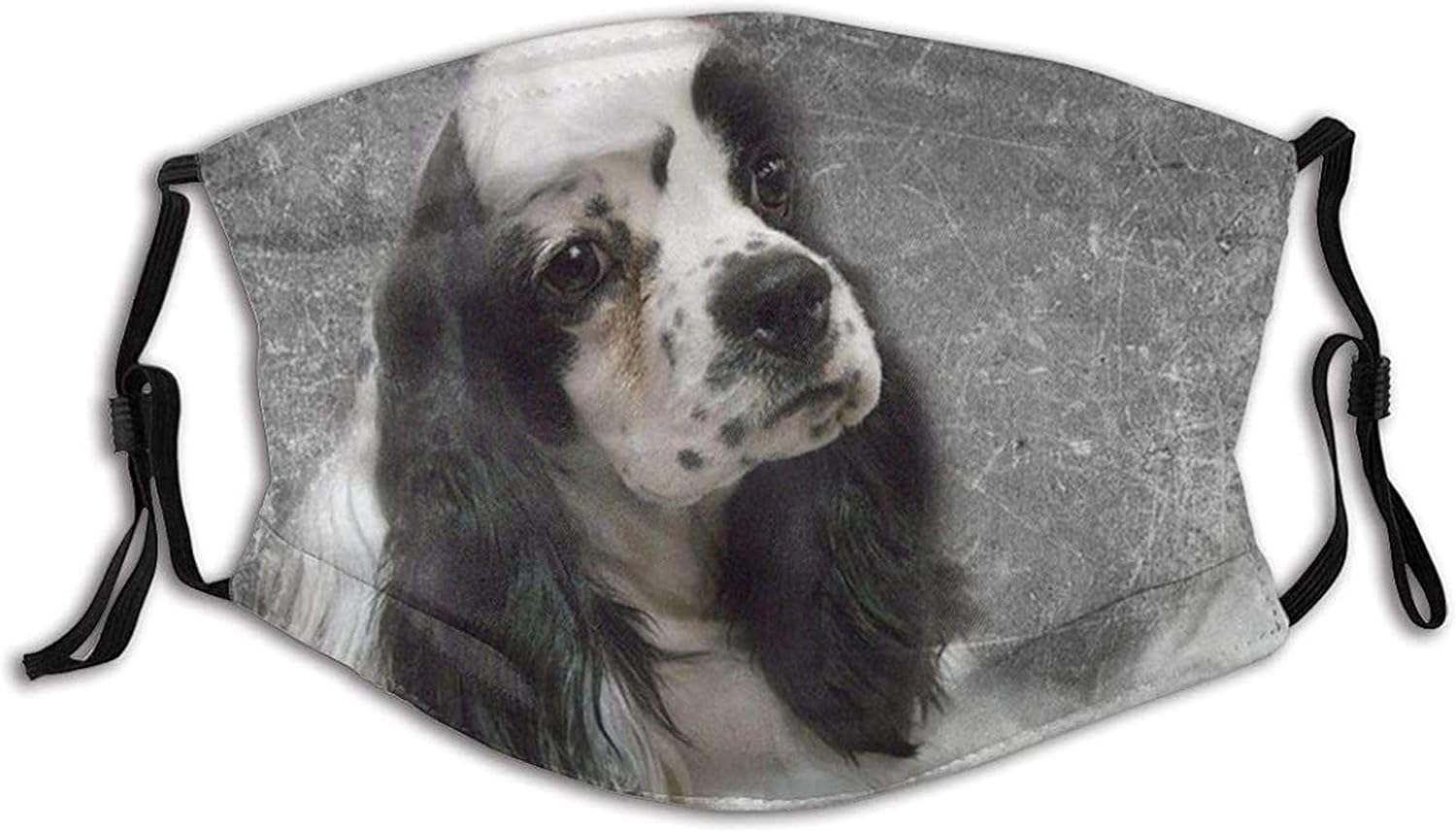 Face Masks for Dust Dog Print Cloth Face Colorful for Men Women