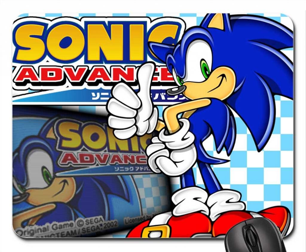 Sonic Advance Mouse Pad, Mousepad (10.2 x 8.3 x 0.12