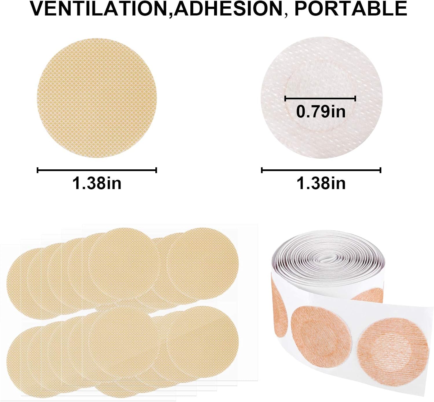 120 Pieces Nipple Tape for Men Kit, Nipple Guard Men Nipplecovers