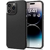 Spigen Liquid Air Designed for iPhone 14 Pro Max Case (2022) [Military-Grade Protection] - Matte Black | Designed for, 2022