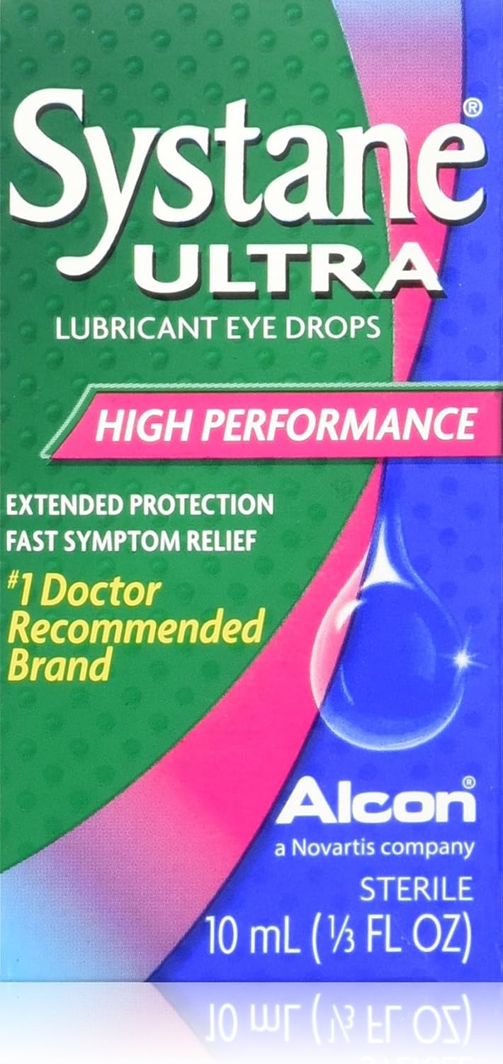 Systane Ultra High Performance Lubricant Eye Drops Alcon - 10Ml (Pack Of 3), 10 ml (Pack of 3)