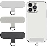 Phone Tether Tab, 3 Pcs Cell Phone Lanyard Patch Compatible with iPhone Smartphone, Phone Strap Replacement Part for All Full