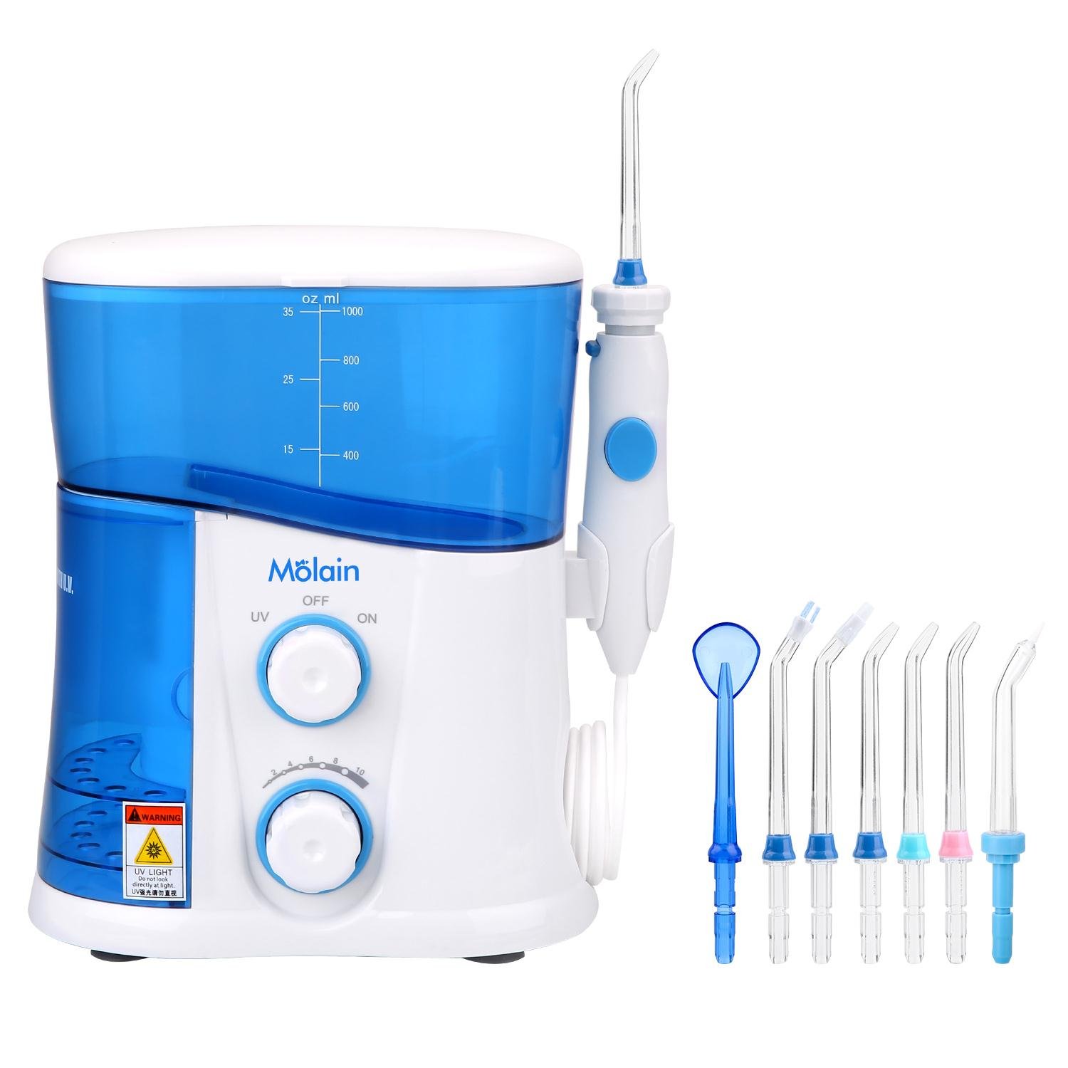 Molain Irrigador Dental de la Familia Irrigador bucal Con Higienizador Por Rayos