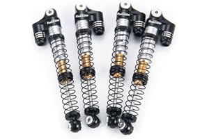 GENERIC Powerhobby 1/24 Axial SCX24 Aluminum 58mm Long Travel Shocks (Black)