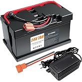 VATOSO Upgraded 24V 7AH/12AH Ride-On Toy Car Battery &ndash; Compatible with 24V Power Wheels, Huffy Torex, Thunder UTV &ndash; Lightweight &amp; Durable &ndash; Includes 2A Charger (7.5&times;4.2&times;4.5 in)（24V7AH）