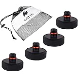 CRZDEAL Lifting Jack Pad Tesla Model 3, Y, S, X Safely Raising Vehicle- 4 Pack Protects Car Jack from Damage