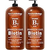 Biotin Shampoo and Conditioner Set for Hair Growth and Thinning Hair – Thickening Formula for Hair Loss Treatment – For Men &