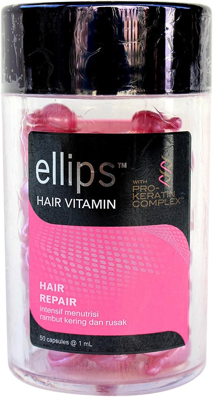 Amazon Ellips カプセル型 洗い流さないヘアトリートメント ボトルタイプ ヘアビタミン ヘアリペア 1ml 50粒 エリップス ヘア美容液 通販