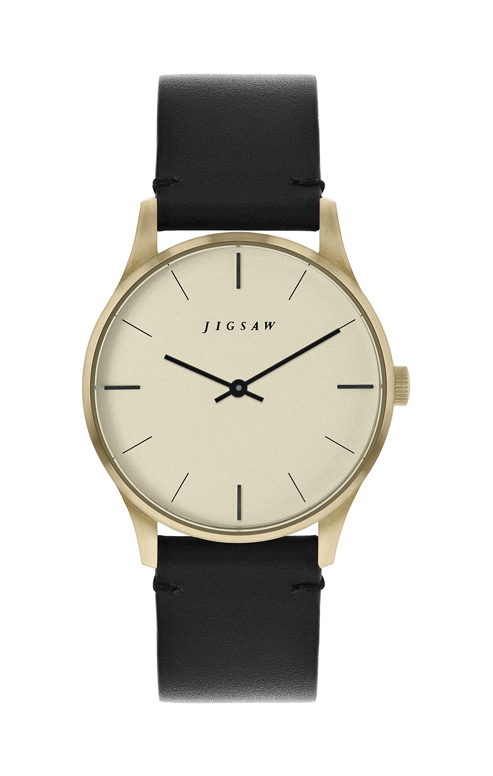 Jigsaw Womens Analogue Classic Quartz Watch with Leather Strap JG2002