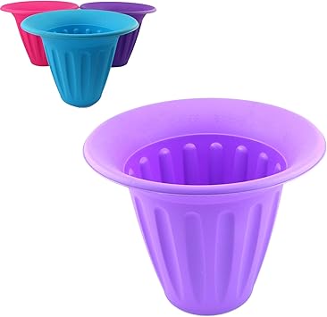 Blumentöpfe Mülleimer – für Trash Material, violett, 1 Stück: Amazon.de