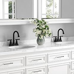 Bathroom Faucets for Sink 3 Hole, Hurran 4 inch