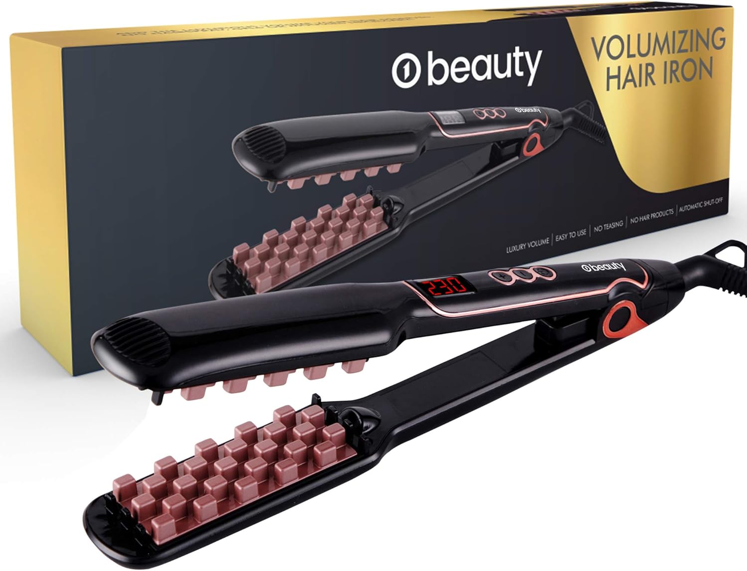 Volume Iron for Hair, Luxury Volume, Easy to Use,Hair Straightener