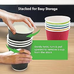 Restaurantware-12 Ounce Disposable Coffee Cups, 500