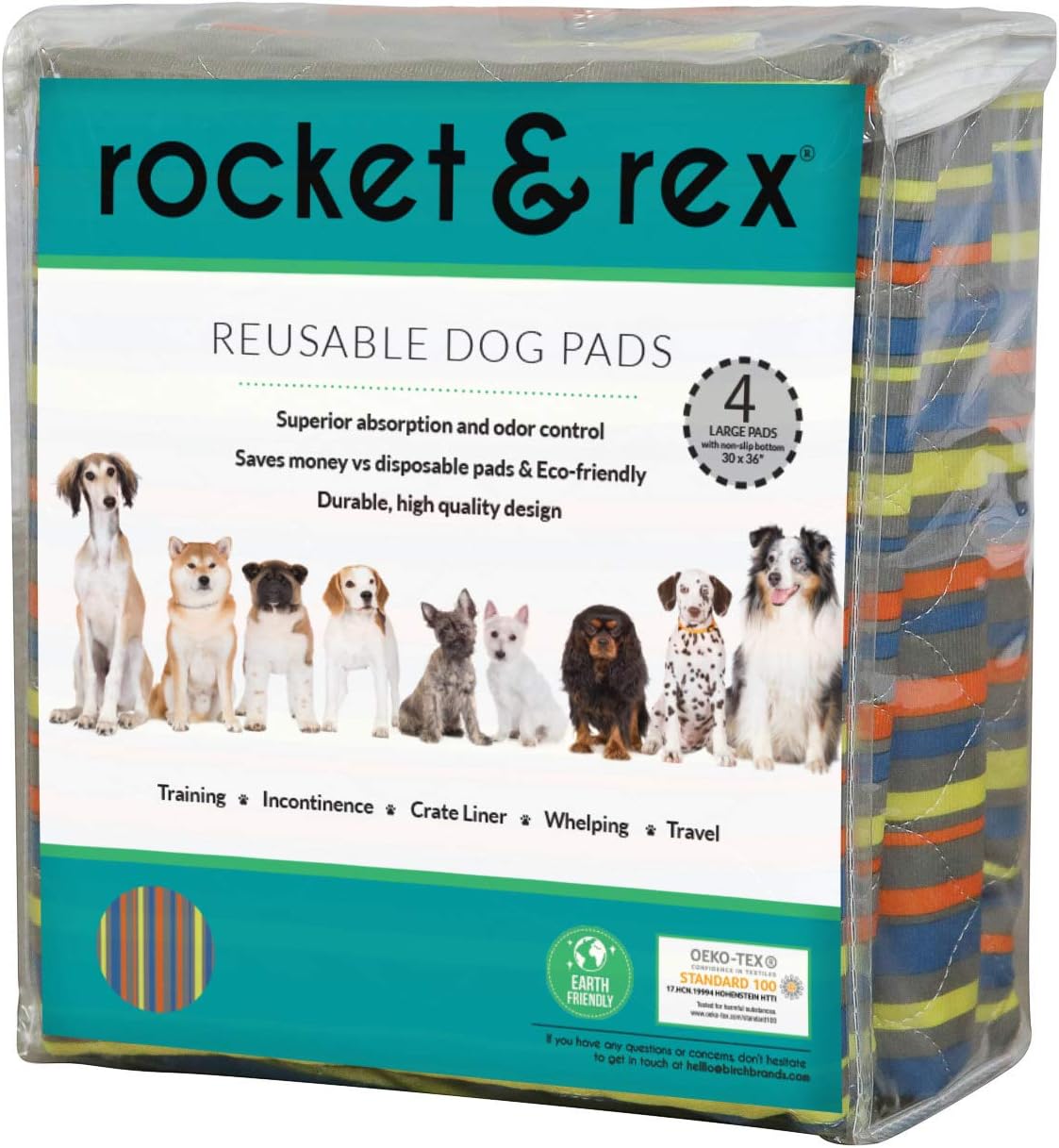 rocket & rex washable pee pads