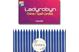 LADYROBYN Spell Candles (Set of 20, Dark Blue)
