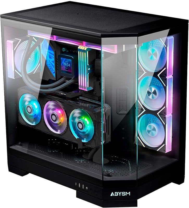 Caja PC Gamer Danube SAVA H600 Black E-ATX — foto 5 de 8