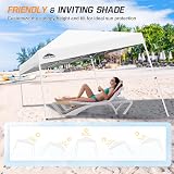 EAGLE PEAK 3m x 3m Slant Leg Pop-up Canopy Tent - Easy Setup & Adjustable view 6