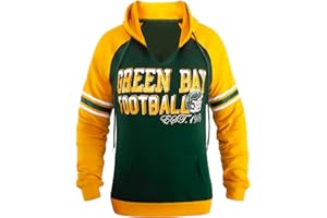 Simapak Womens City Football V Neck Athletic Fleece Hoodies Pullover Raglan Sweatshirts