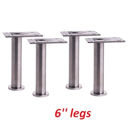IKEA - CAPITA Leg, Stainless Steel 6 1/4-6 3/4 legs