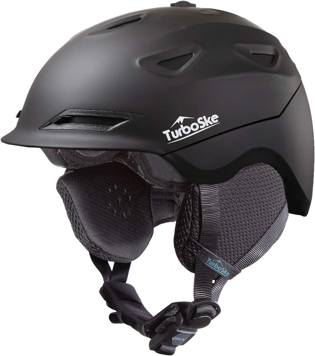 TurboSke Ski Helmet Snowboard Helmet - Active Ventilation Audio Compatible Snow Sports Luxury Helmet with ASTM Certified Safety for Men Women and Youth: Sports & Outdoors