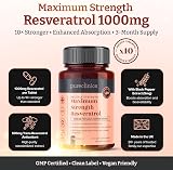 Pureclinica Resveratrol 1000mg 90 tablets Black Pepper 3 Months view 3