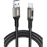 Getrish Android Auto USB C Cable 3FT, 10Gbps USB Type C 3.1 Gen 2 Cable | 3A Fast Charging, 10Gbps Data Transfer, USB A to Type C Cord, CarPlay Cable for iPhone 17/16 Pro Max, Galaxy S25/S24 Ultra