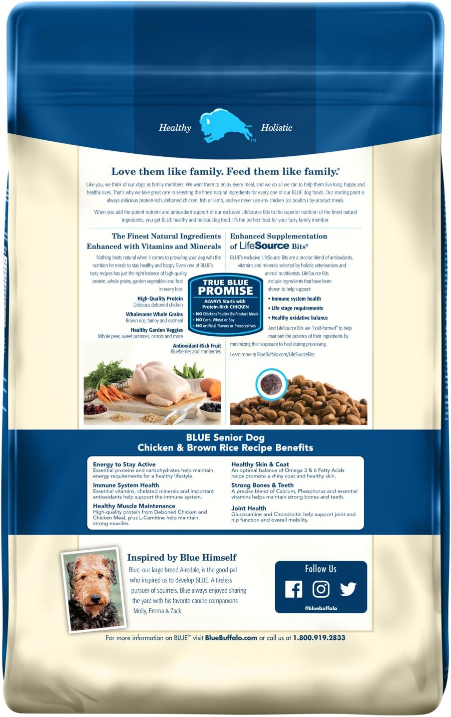 blue buffalo dog food senior large breed