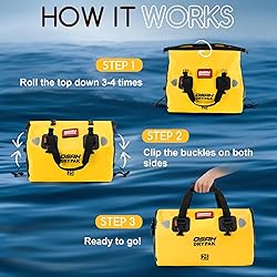 Waterproof Duffel Bag - Motorcycle Dry Bag Tail Bag