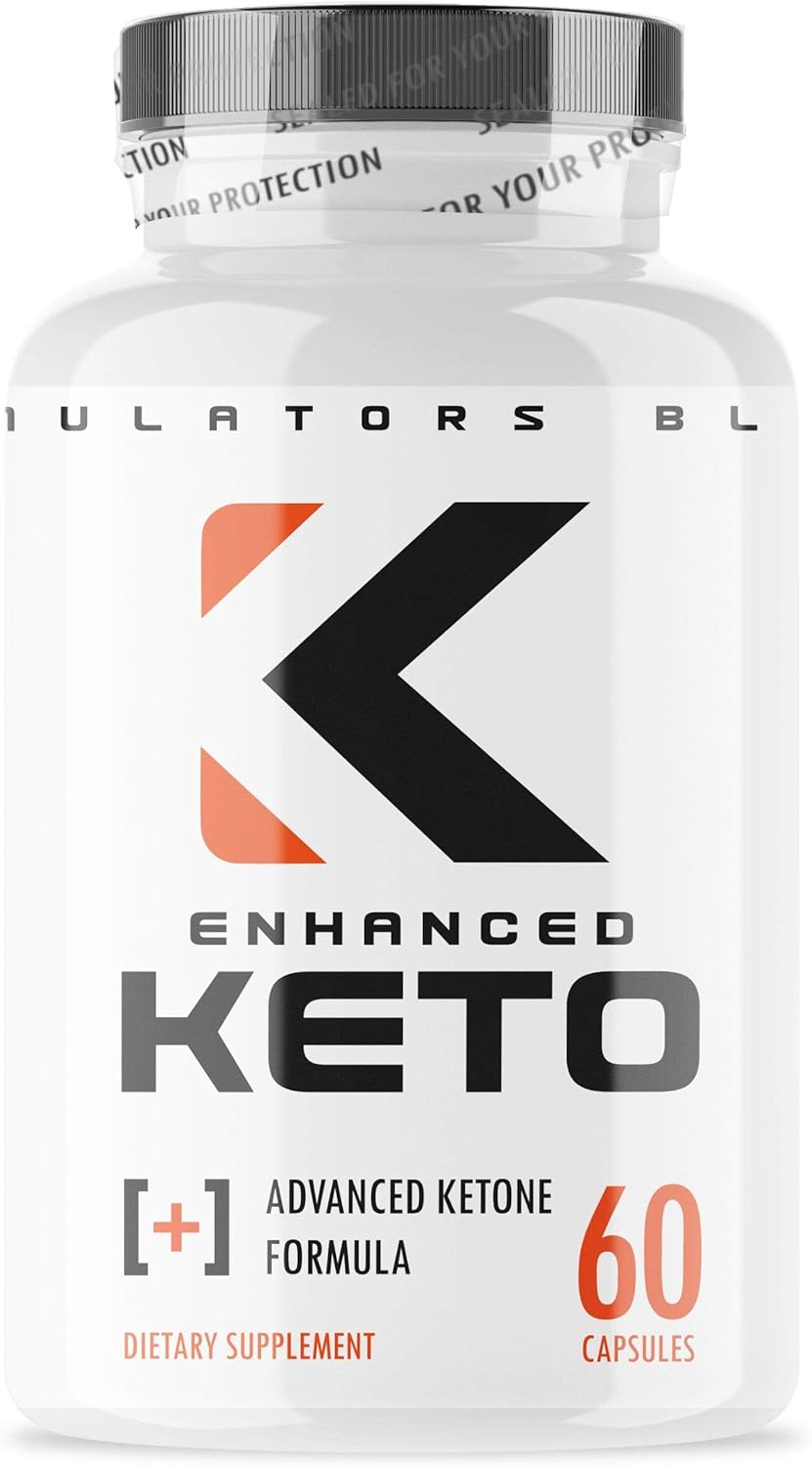 Enhanced Keto Dietary Supplement Fat Burner with Advance Ketone Formula, 60 Capsules
