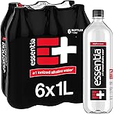 Essentia Ionized Alkaline Water, 9.5+ pH, 99.9% Pure, 6 x 1L | 99.9% pure ionized alkaline water with a 9.5+ pH until opened, and trace electrolytes for a clean smooth taste. 6 x 1L