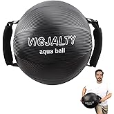 Heavy Aqua Bags-Water weight Bag 38-66Ibs - Ultimate Core Water Weights Aqua Ball-Adjustable Workout Sandbag Alternative for Full Body Exercise, Portable Stability Fitness & Balance Trainer Equipment