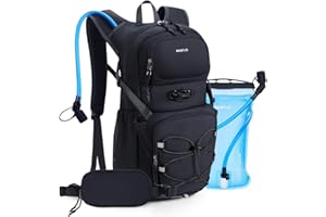 ECOHUB Hydration Backpack for Men Women, 20L Lightweight Hiking Daypack Cycling Backpack with 2L Water Bladder, Insulated Hyd