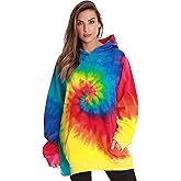 #followme Tie Dye Pullover Hoodie for Men and Women Fleece Hooded Sweatshirt