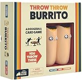 Exploding Kittens Throw Throw Burrito, 2-6 Players, Age 7+ Card Game | Collect matching cards, score points, and throw squishy foam burritos in this fast-paced dodgeball card game.
