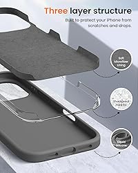 OuXul Designed for iPhone 16 Pro Case,Shockproof
