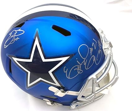 ezekiel elliott signed helmet