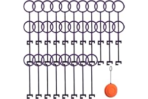 Clay Pigeon Target Holder, Purple Pigeon Hooks 30Pcs Clay Hooks Abs Hanging Target Holder for Practice Work