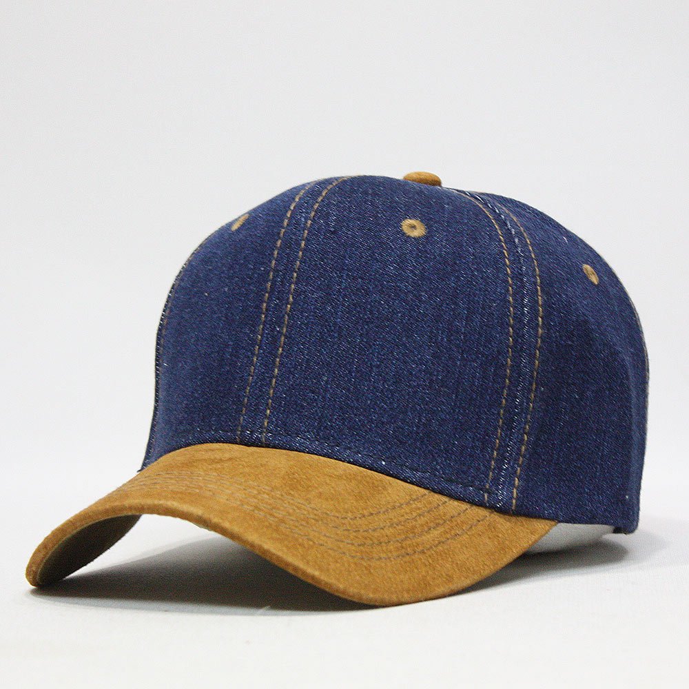 caramel suede baseball cap