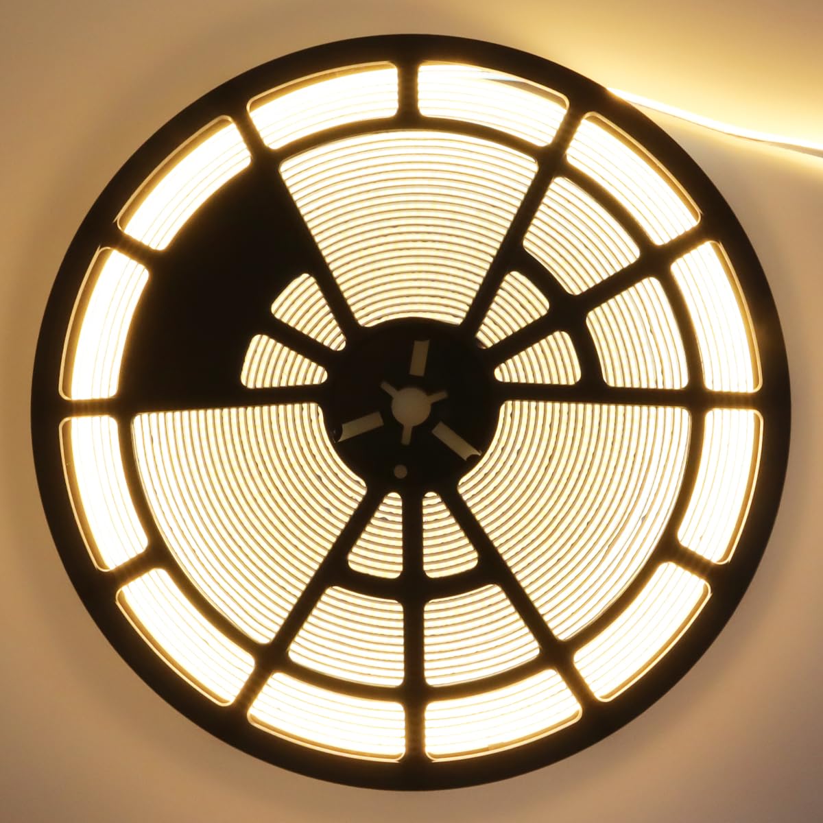 Long Life Lamp Company 150W LED Tape Strip Light 15 metre Continuous COB Illumination 24V Warm White IP20 15COBSLWW