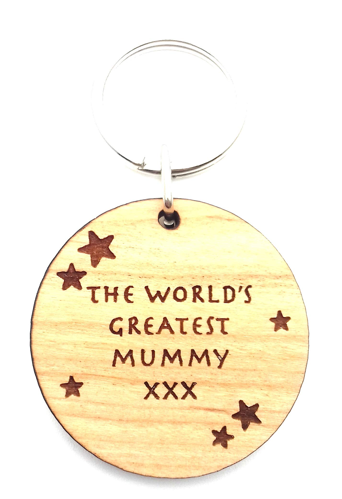 Chris Bag Of Goodies Wooden Keyring Key Ring The Worlds World's Greatest Mummy