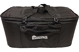Musician's Mall Tabla Set Padded Bag - A Well Designed Tabla Bag for your Tabla Set - A Great Gift for any Student or Professional. Ideal Tabla Drum Case for Local Travel