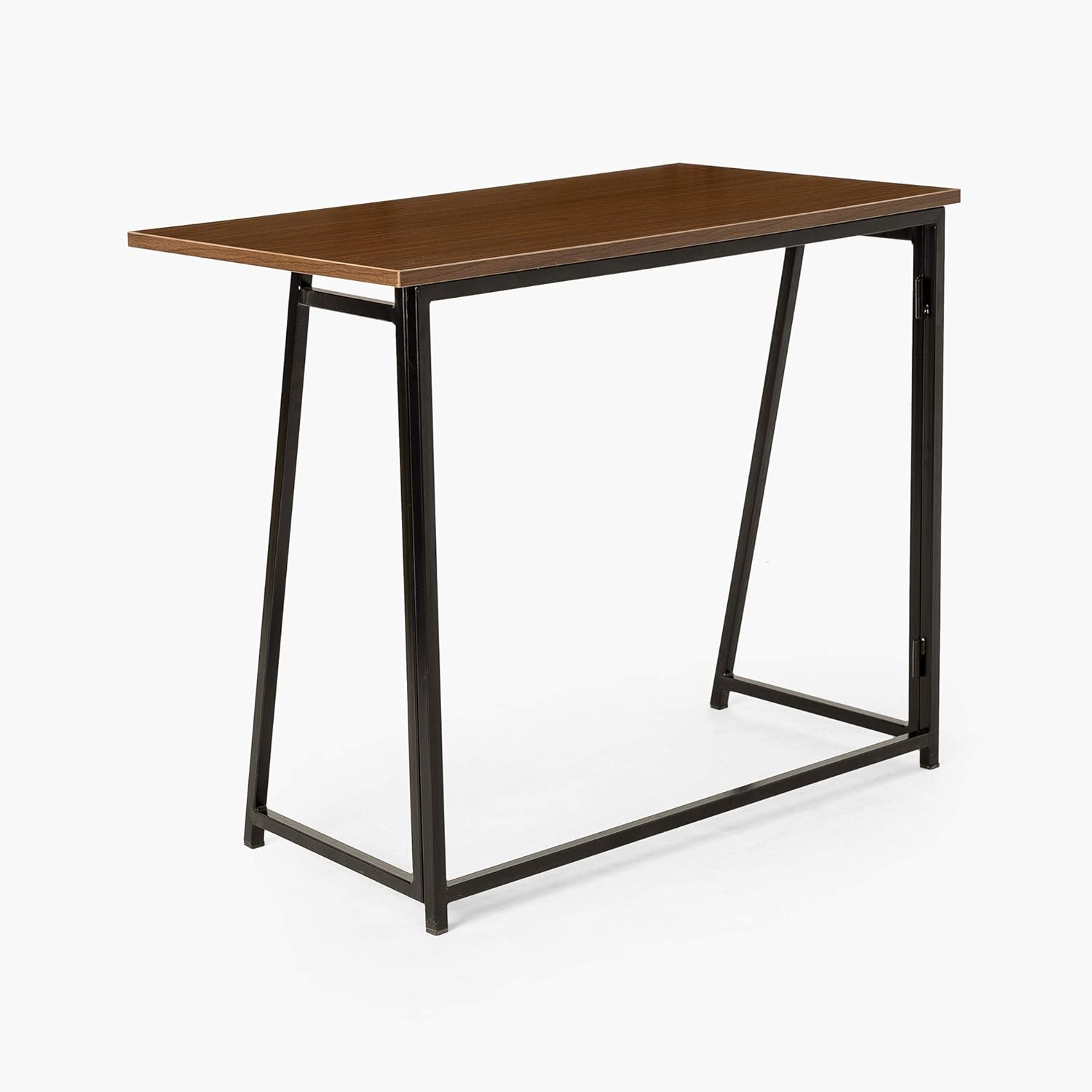 Home Centre Cairo Folding Table, Walnut, 37 * 32 * 3 inches (HELIOSFT