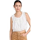 LE JEAN Women's Eyelet Cami Top