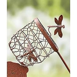 Outdoor Statues Boy Girl Metal Silhouettes Stake
