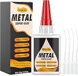 GleamGlee Super Glue for Metal 35g Ultra Strong Waterproof Clear Bond